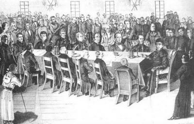 Картина Едуарда Блотніцького “Перше засідання Головної Руської Ради”