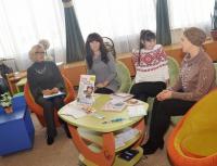 <p>Олександра та Марина Авдєєви, Олена Водяницька та Ольга Рязанова відкривають виставку</p>
<p> </p>